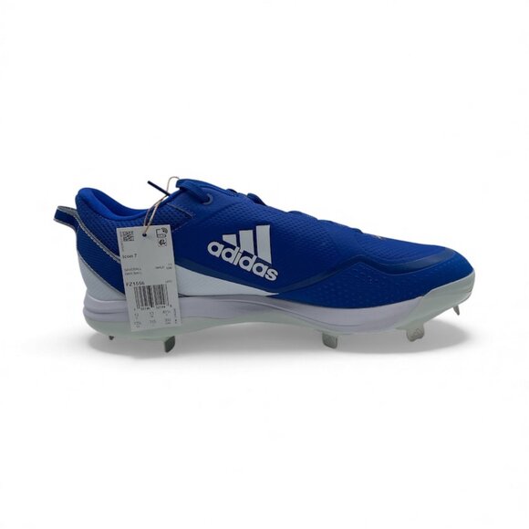 Adidas Icon 7 Metal Baseball Cleats Royal Blue White FZ1556 Mens Size 13.5 NWT - Picture 2 of 8